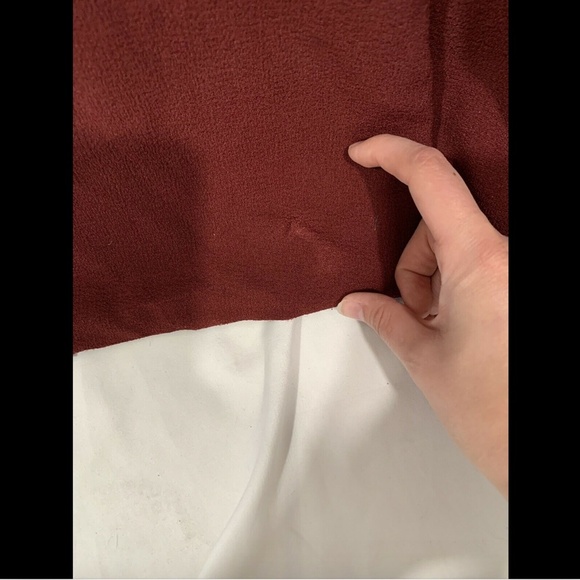 EUC $288 Dress the Population Sandra Trumpet Gown burgundy [ PLUS SZ XXL‎ ] - Picture 9 of 11